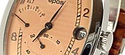 スイス製機械式腕時計EPOSエポス/パワーリザーブ・ジャンピングアワー・GMT