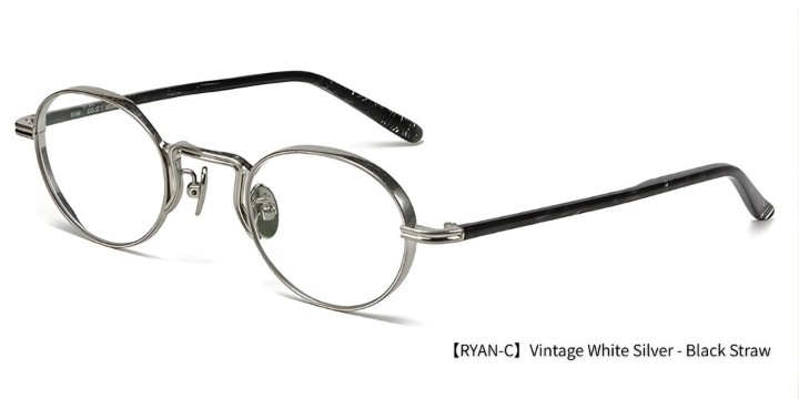 ミスタージェントルマン RYAN ライアン 4点ブリッジでヴィンテージ感のある小ぶりなボストン型