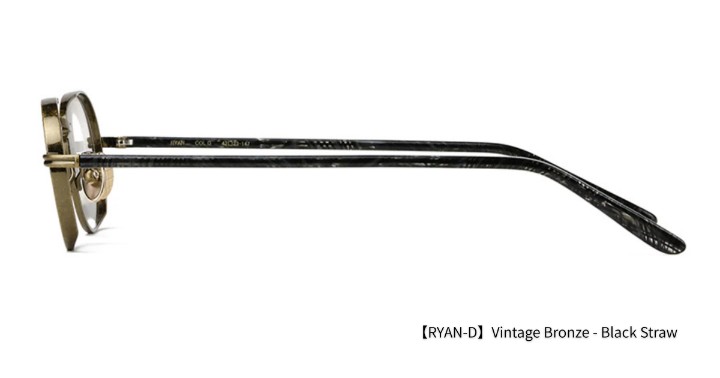 ミスタージェントルマン RYANライアン メタルを使用した厚みと重厚感のあるヴィンテージなメガネ