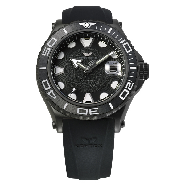 kentex（ケンテックス）「マリンマン・シーアングラー」S706X-06ブラックステルス自動巻き腕時計