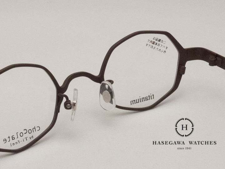 日本製メガネ チョコレートbyティフィール ABIアビ 裏側写真