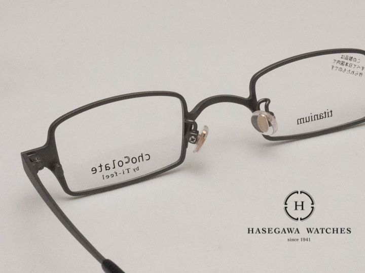 日本製メガネ チョコレートbyティフィール HEVINエヴァン 裏側写真