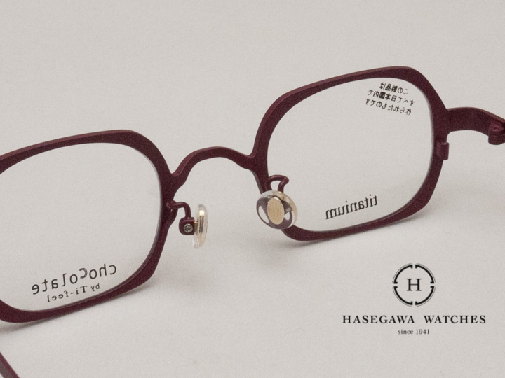 日本製メガネ チョコレートbyティフィール KAPOカポ 裏側写真