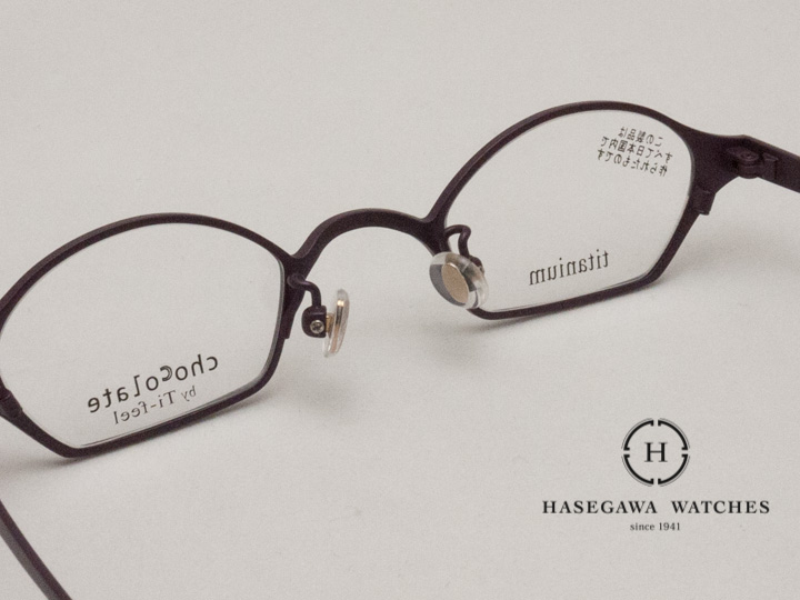 日本製メガネ チョコレートbyティフィール LACTEEラクテ 裏側写真