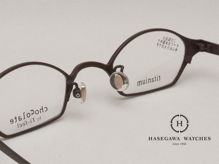 日本製メガネ チョコレートbyティフィール LACTEEラクテ 裏側写真