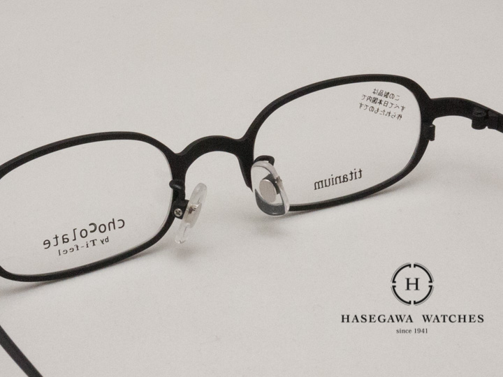 日本製メガネ チョコレートbyティフィール PRIOプリオ 裏側写真
