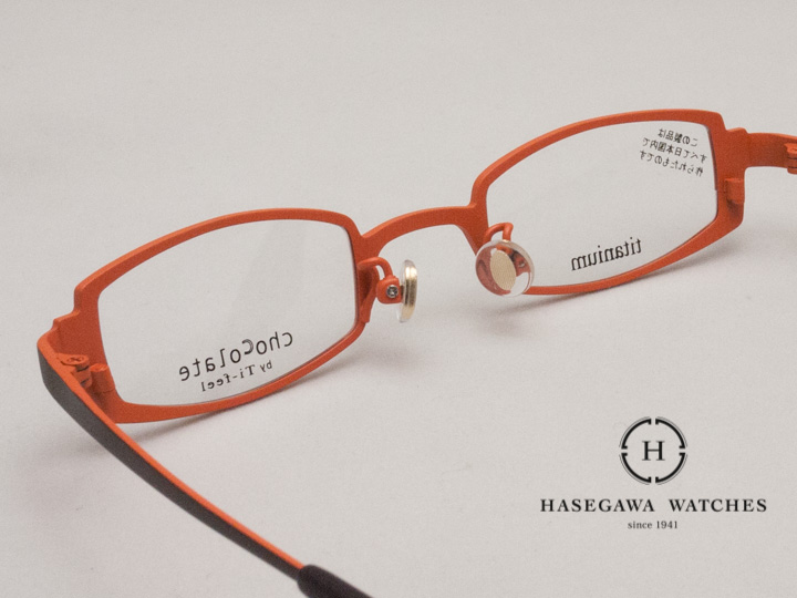 日本製メガネ チョコレートbyティフィール WALTウォルト 裏側写真