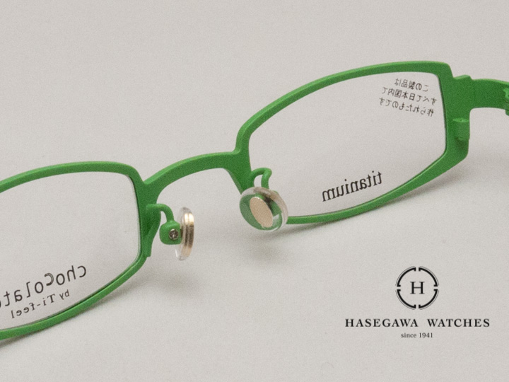 日本製メガネ チョコレートbyティフィール WALTウォルト 裏側写真