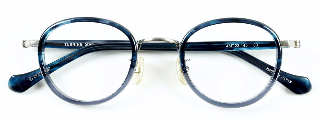 ターニングステップ TP-345正面からのメガネ全体画像